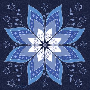 Mandala Impression Dibon 02
