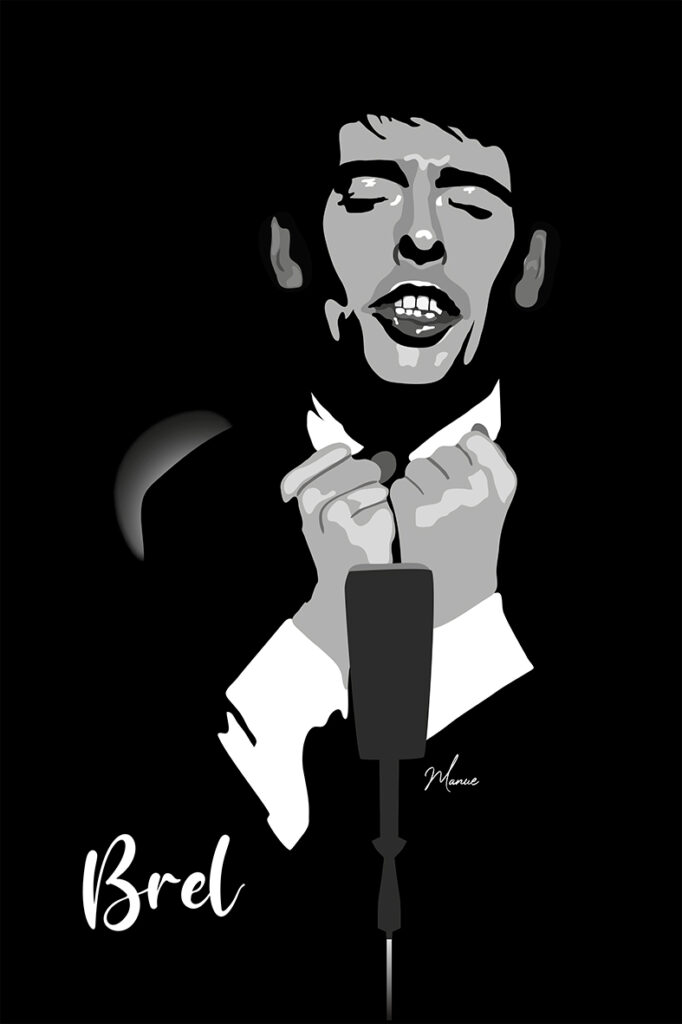 Portrait Jacques Brel